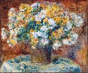 Pierre-Auguste Renoir Chrysanthemums Sweden oil painting artist